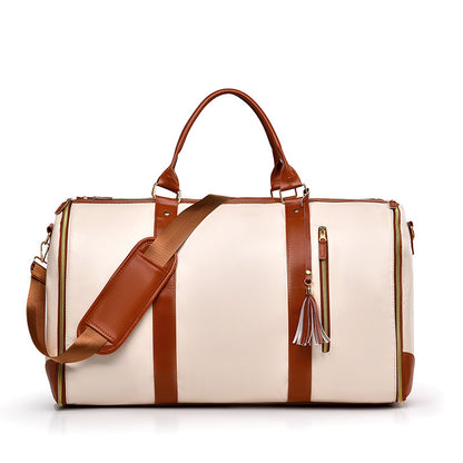 Women's Foldable PU Travel Hand Luggage Bag