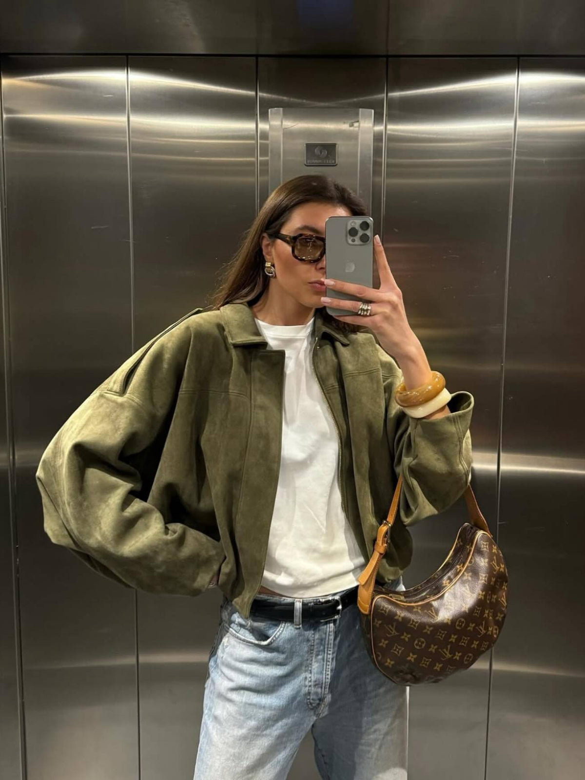 Women's French Retro Zipper Lapel Casual Coat