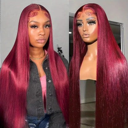 Women's Front Lace Straight Synthetic Wig