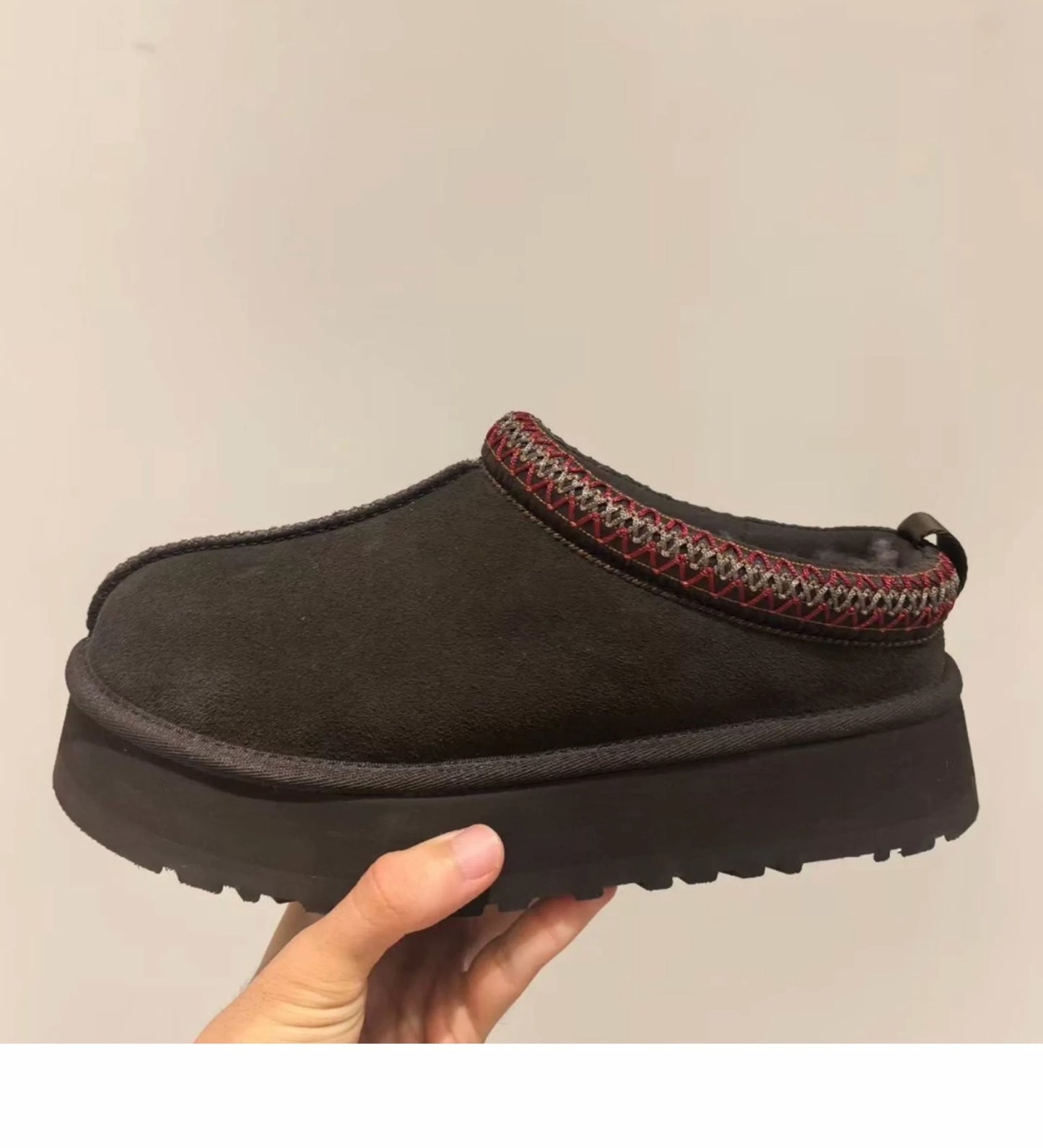 Women's Fur Lined Slip On Snow Boots