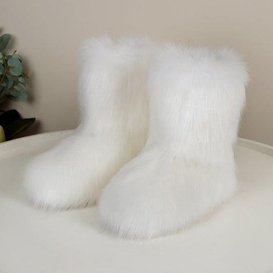 Women's Fur Lined Winter Snow Boots