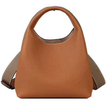 Women's Genuine Leather Bucket Handbag