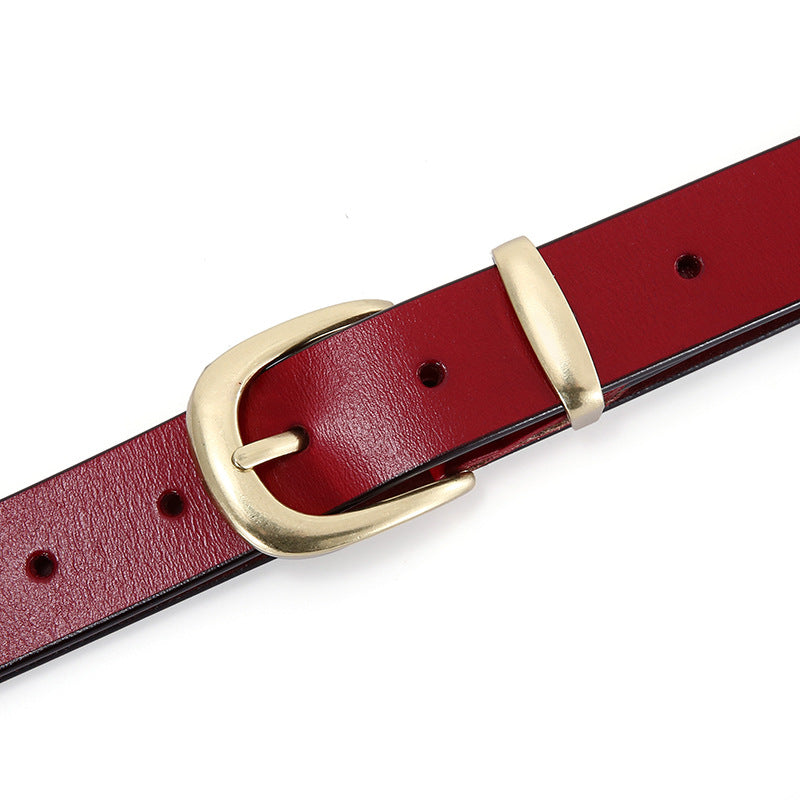 Women's Genuine Leather Casual Belt