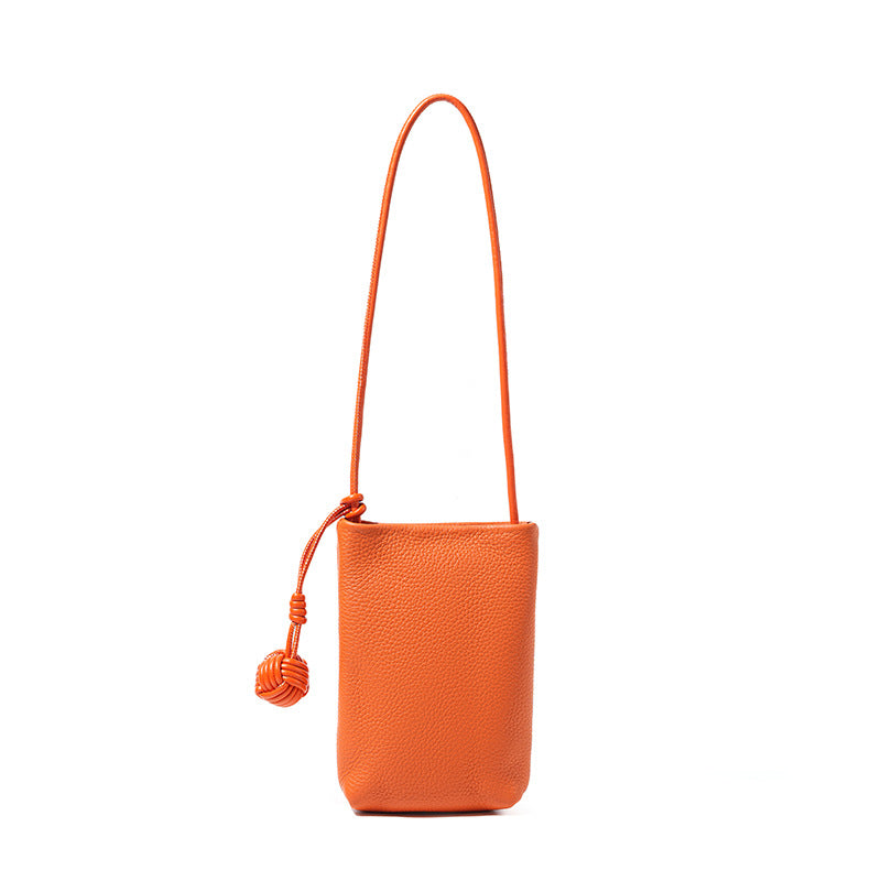 Women's Genuine Leather Crossbody Phone Bag