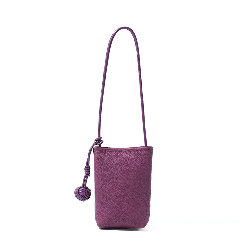 Women's Genuine Leather Crossbody Phone Bag