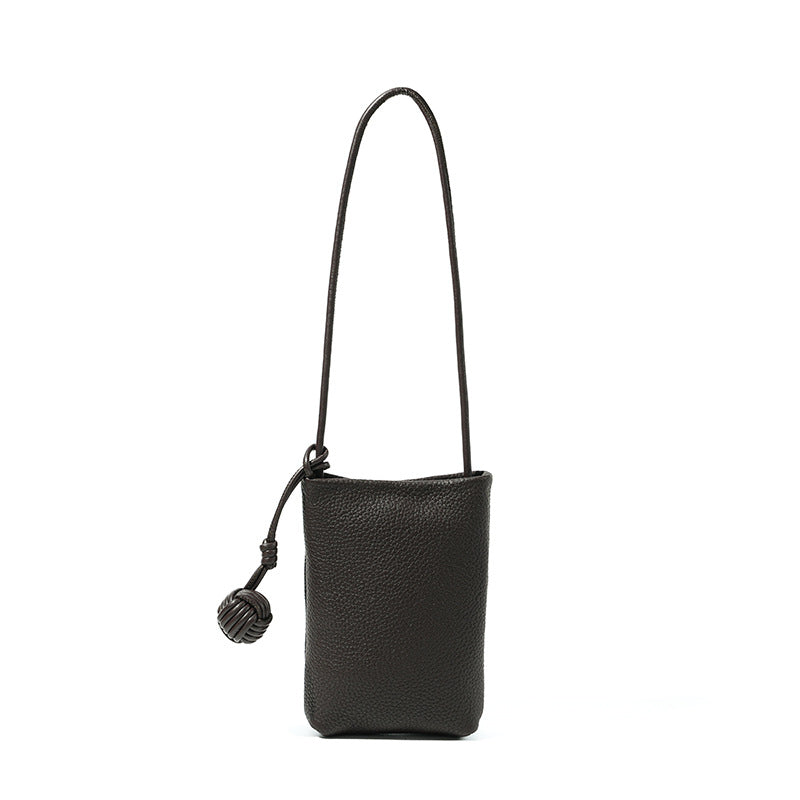 Women's Genuine Leather Crossbody Phone Bag