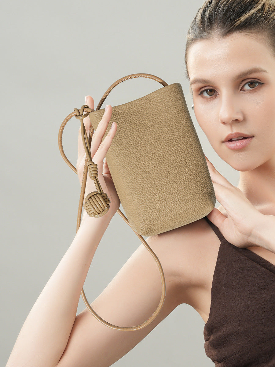 Women's Genuine Leather Crossbody Phone Bag