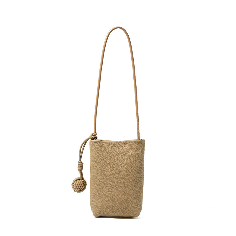 Women's Genuine Leather Crossbody Phone Bag