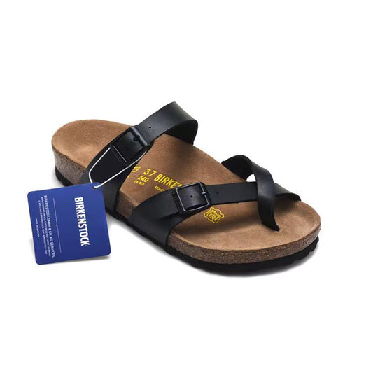 Women's Genuine Leather Flat Sandals