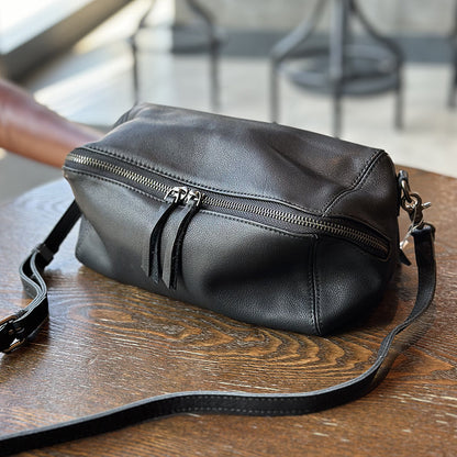 Women's Genuine Leather Retro Small Crossbody Bag