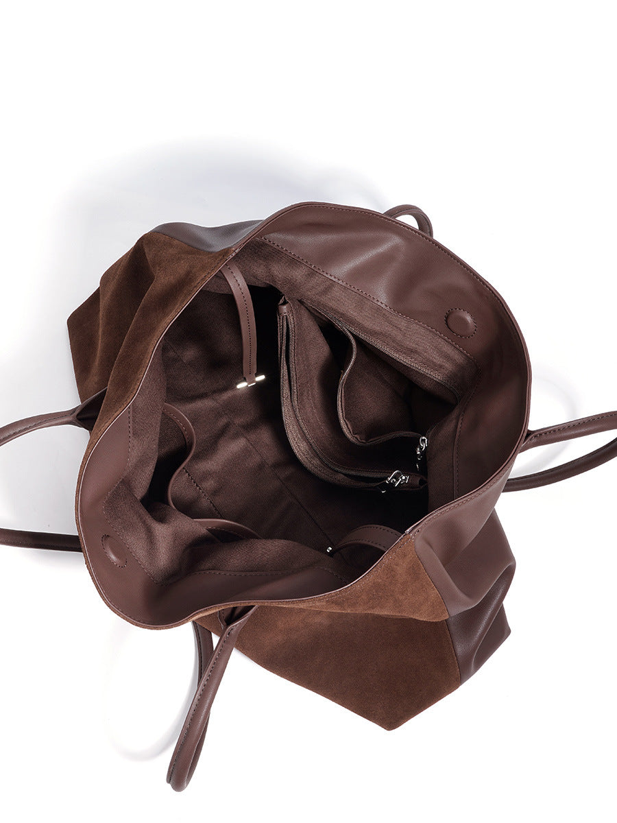 Women's Genuine Leather Shoulder Bag Retro Tote