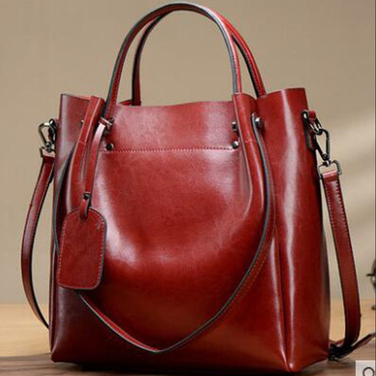 Women's Genuine Leather Shoulder Crossbody Handbag