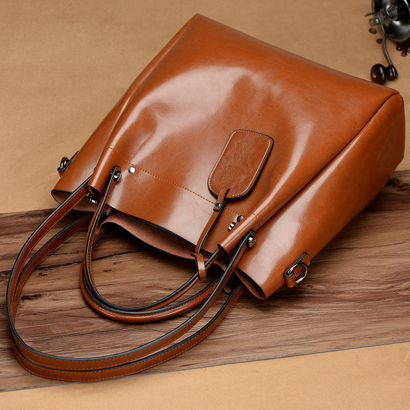 Women's Genuine Leather Shoulder Crossbody Handbag