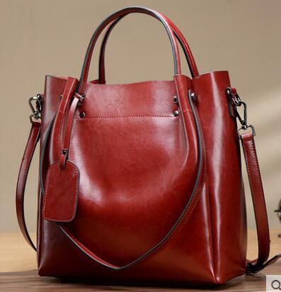 Women's Genuine Leather Shoulder Crossbody Handbag