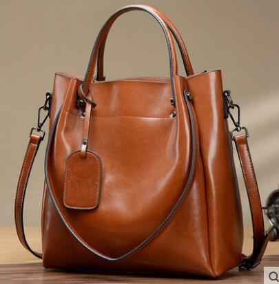 Women's Genuine Leather Shoulder Crossbody Handbag
