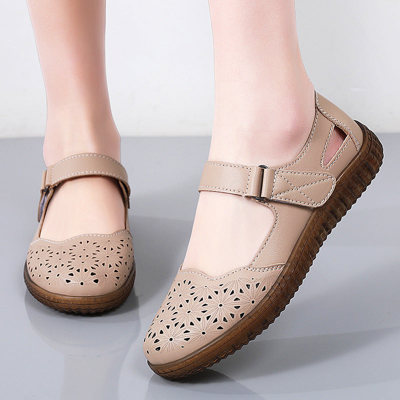 Women's Genuine Leather Soft Sole Sandals
