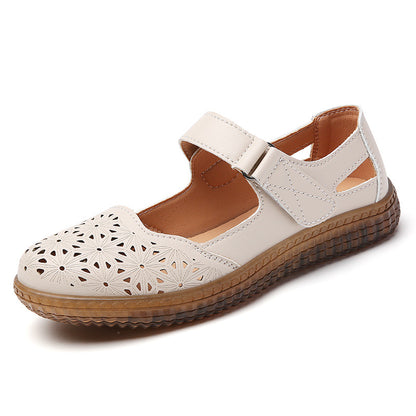 Women's Genuine Leather Soft Sole Sandals