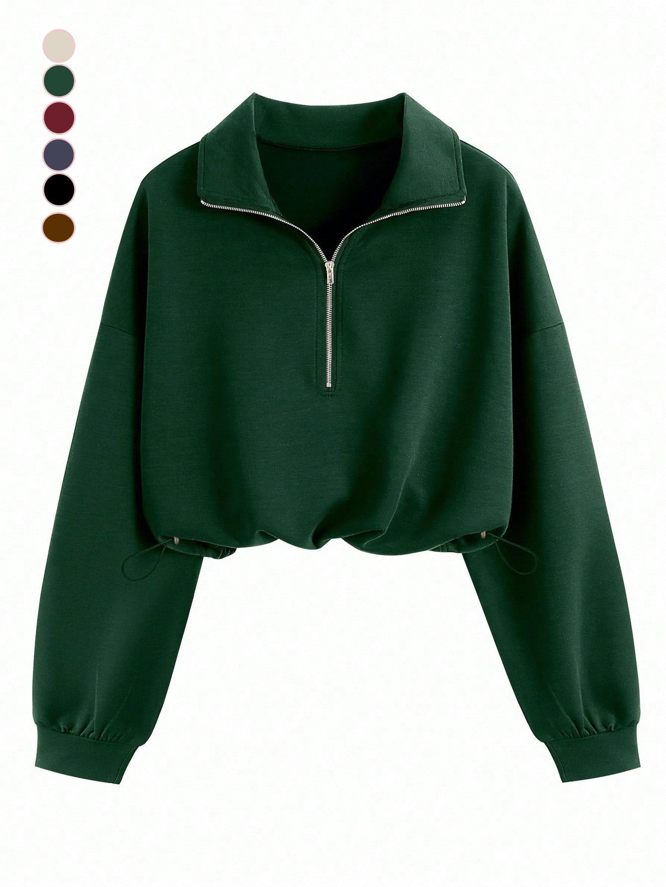 Women's Half-Zip Fleece Sweatshirt