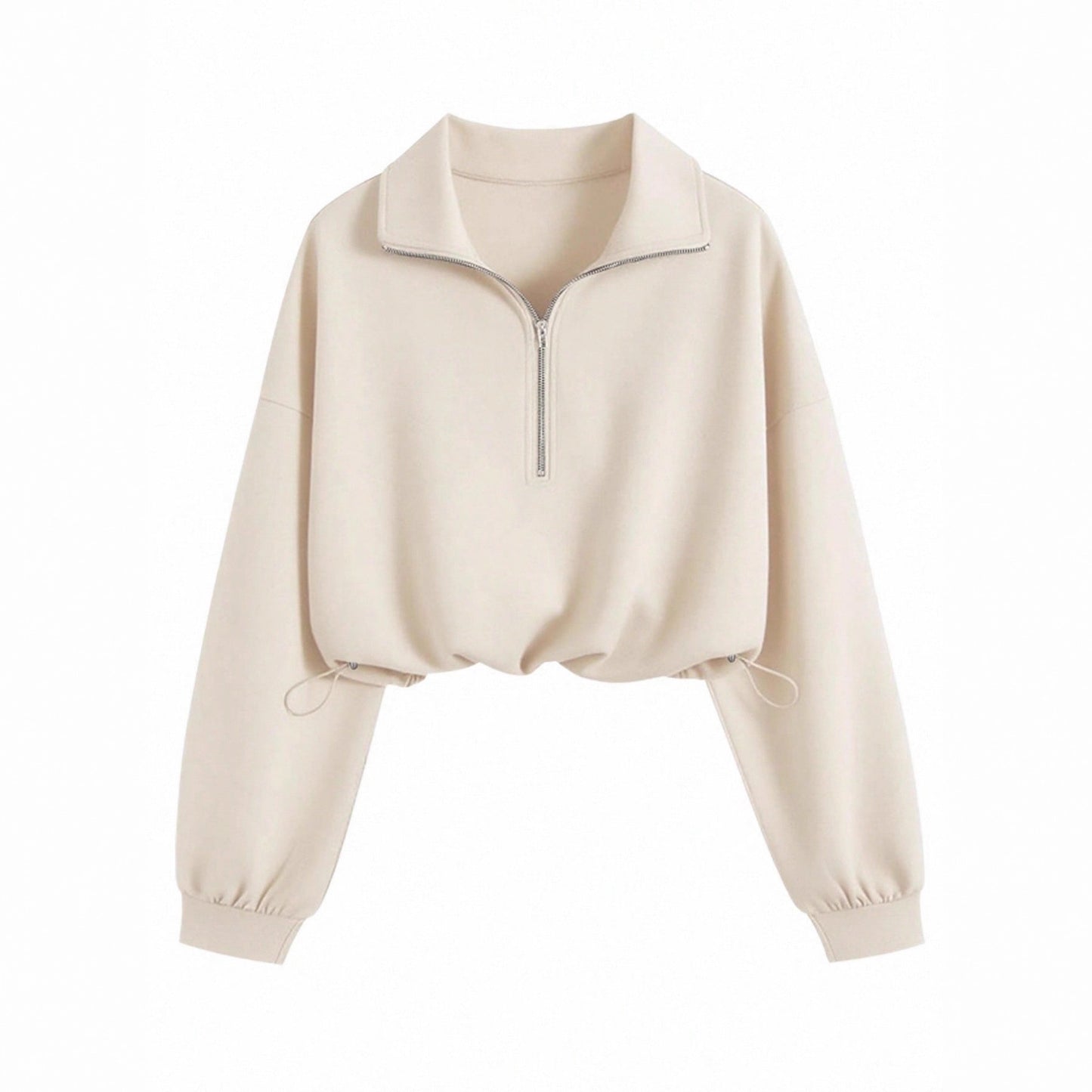 Women's Half-Zip Fleece Sweatshirt