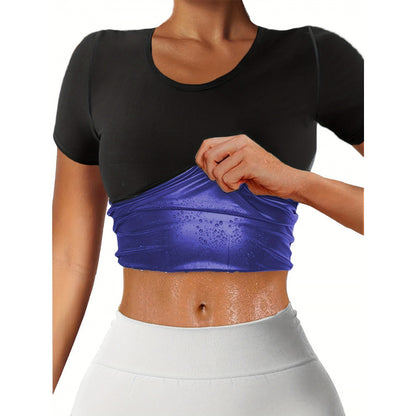 Women's Heat Capture Sauna Shirt for Workouts