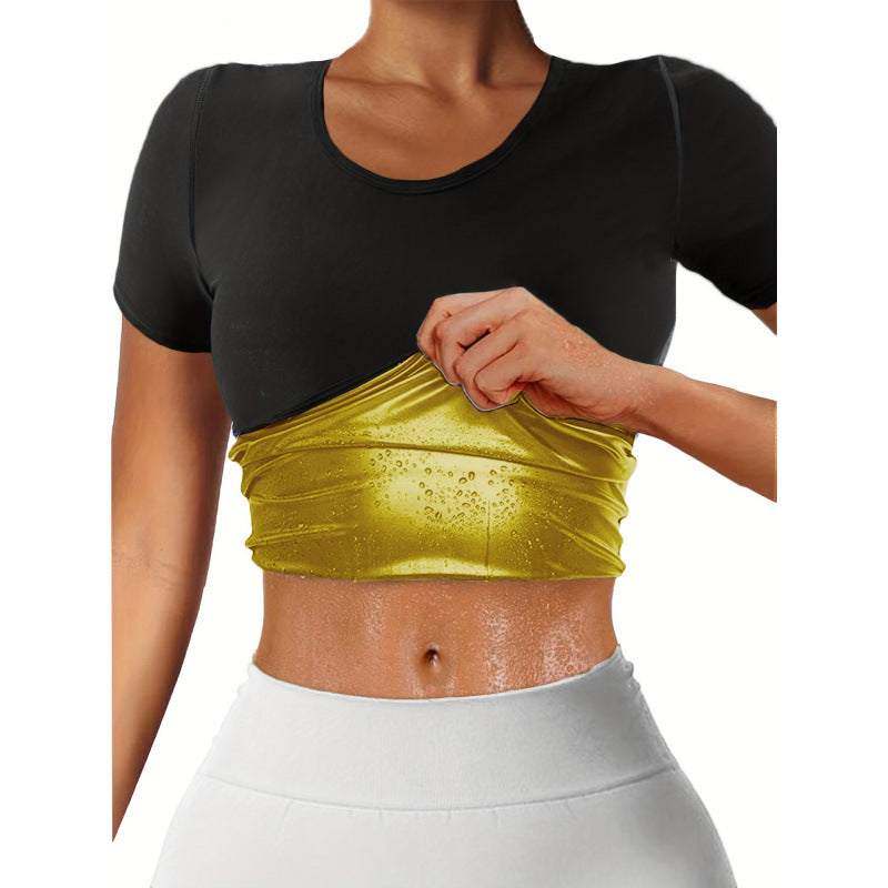 Women's Heat Capture Sauna Shirt for Workouts