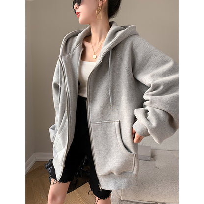 Women's Heavyweight Cotton Hooded Sweatshirt