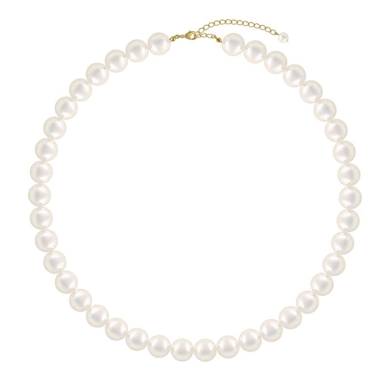 Women's High Brightness Glass Pearl Necklace