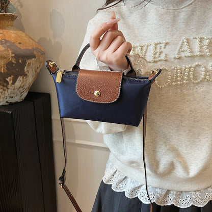 Women's High-end Nylon Dumpling Crossbody Handbag
