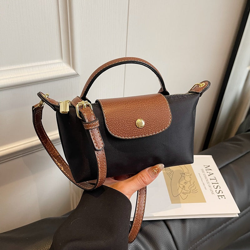 Women's High-end Nylon Dumpling Crossbody Handbag