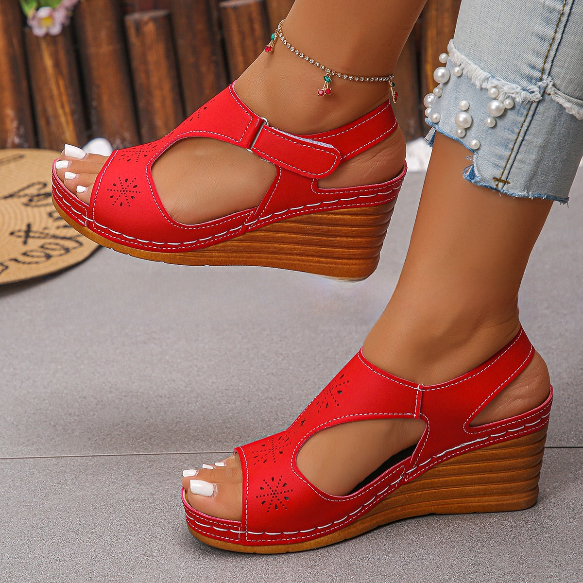 Women's High-Heel Platform Roman Sandals