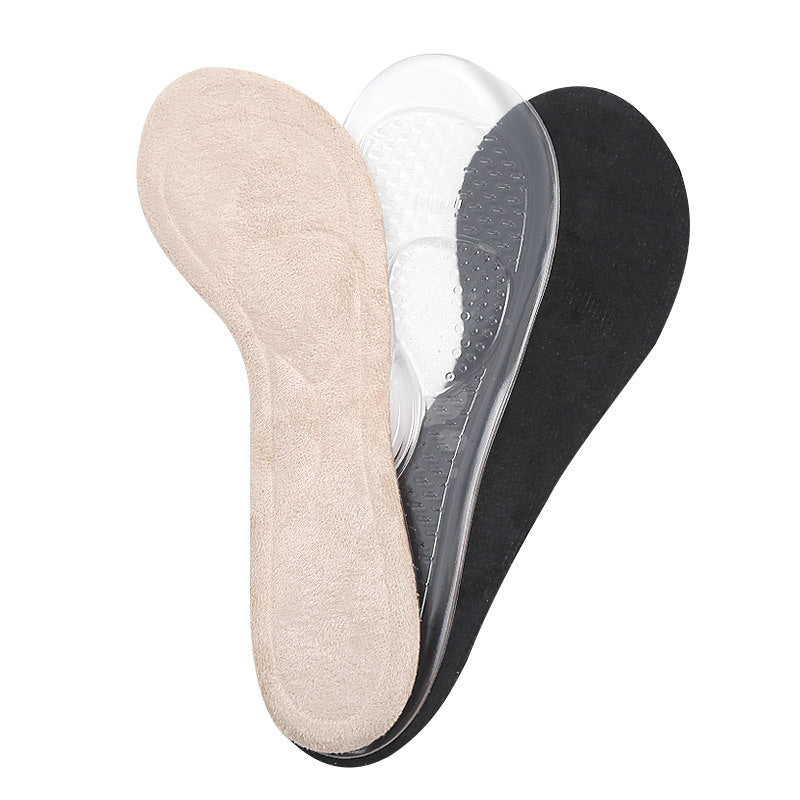Women's high-heeled shoes half-size insoles