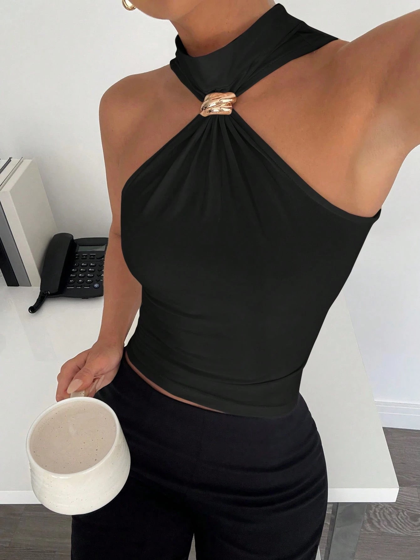 Women's High-Neck Stretch Vest