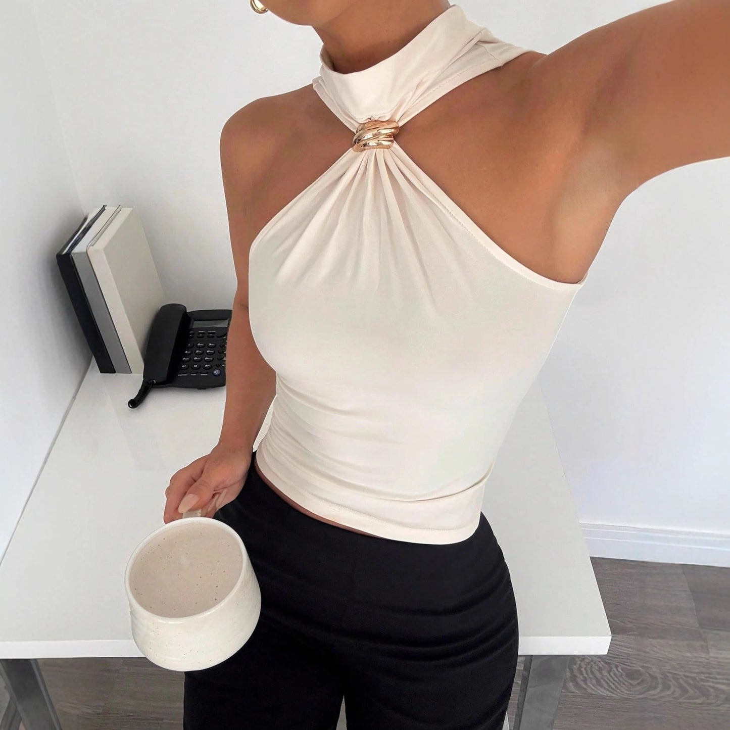 Women's High-Neck Stretch Vest