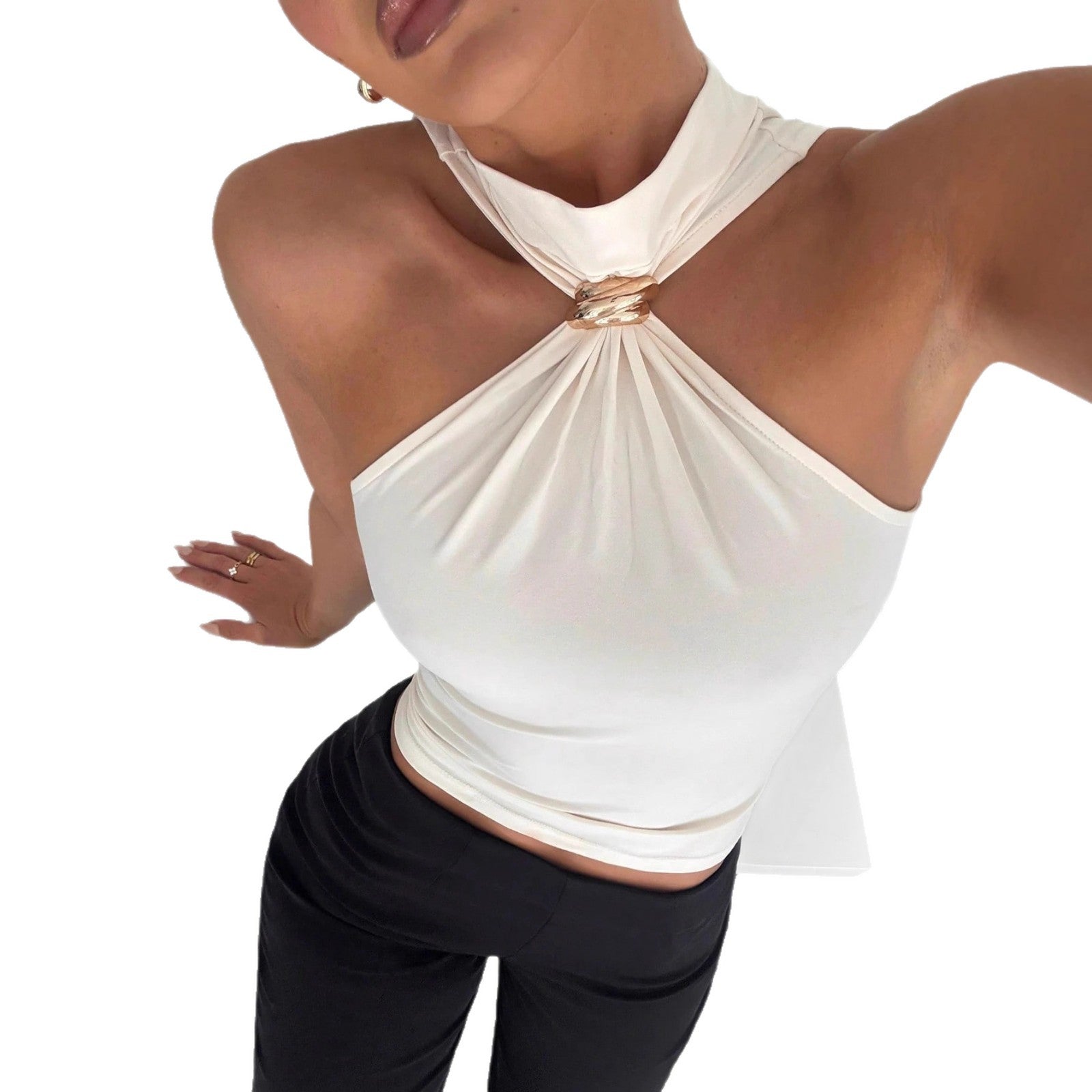 Women's High-Neck Stretch Vest