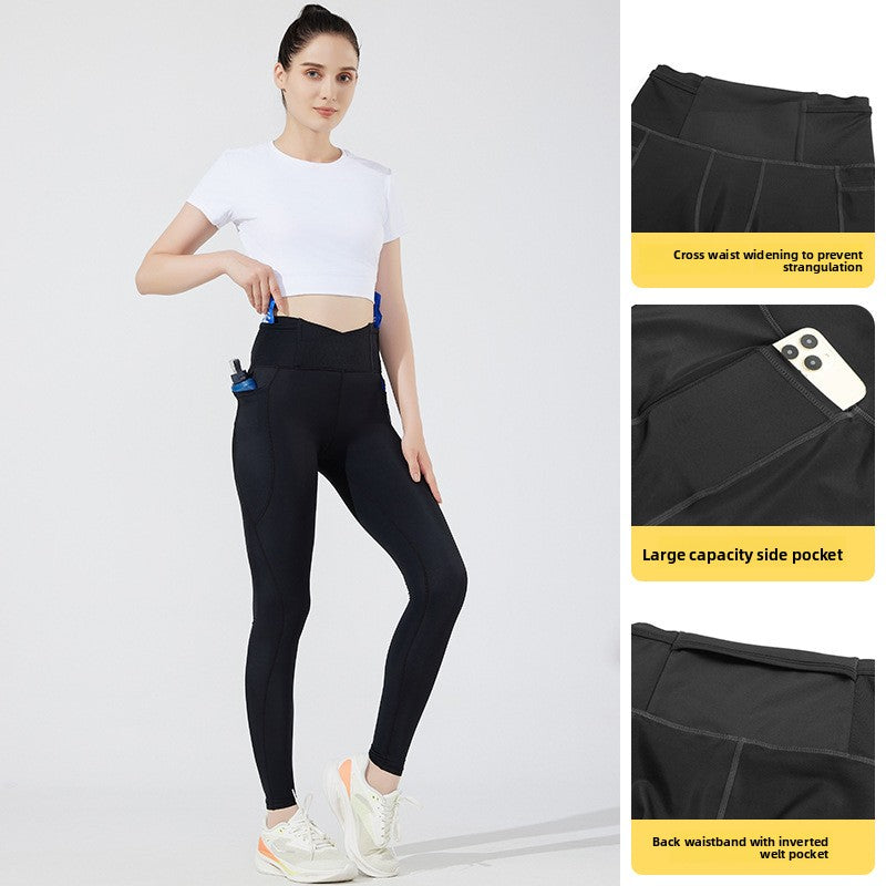Women's High Waist Compression Yoga Pants for Fitness