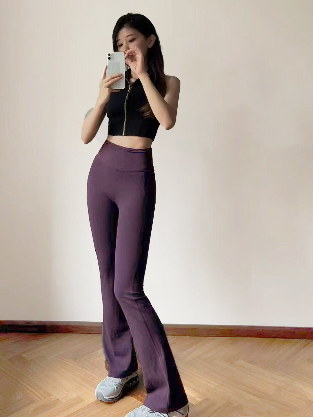 Women's High-Waist Flared Yoga Pants