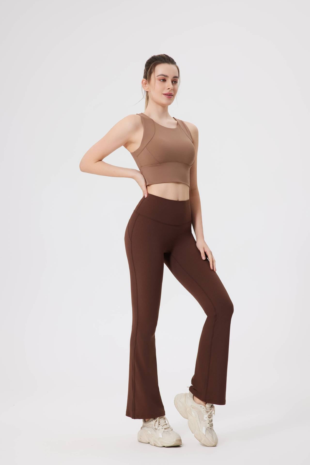 Women's High-Waist Flared Yoga Pants