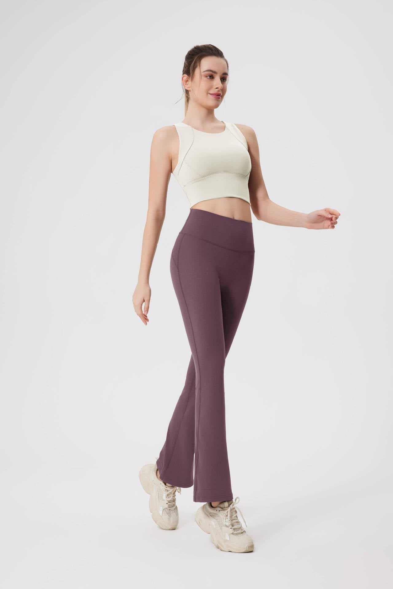 Women's High-Waist Flared Yoga Pants