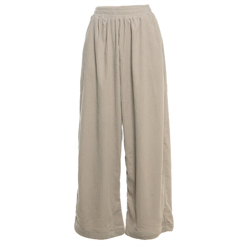 Women's High Waist Loose Straight Casual Pants