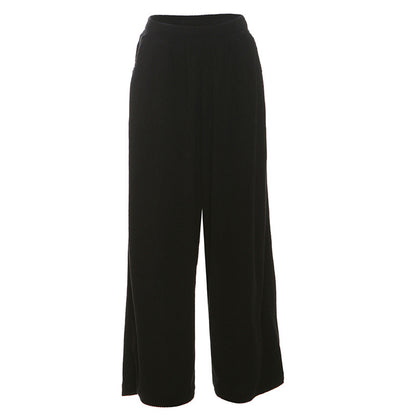 Women's High Waist Loose Straight Casual Pants