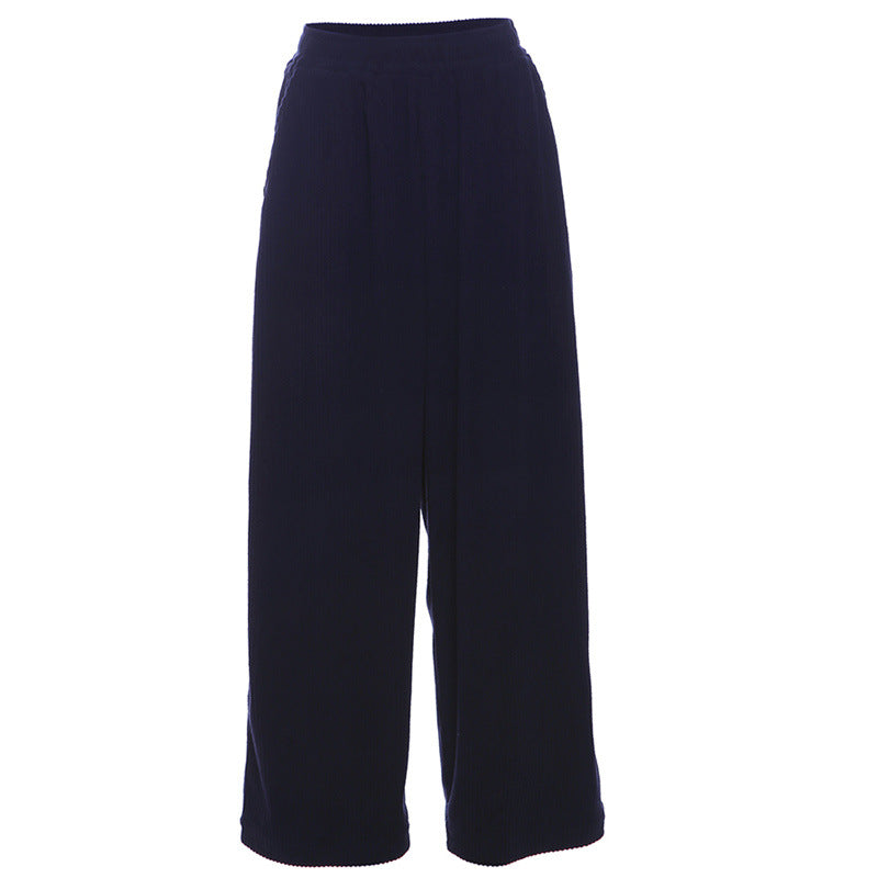 Women's High Waist Loose Straight Casual Pants