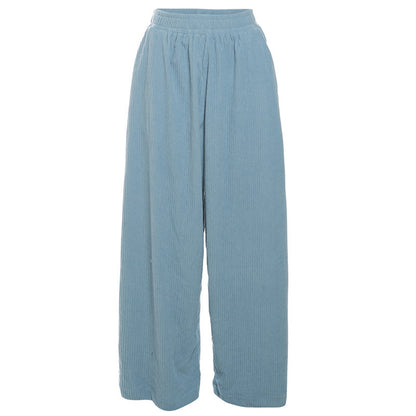Women's High Waist Loose Straight Casual Pants