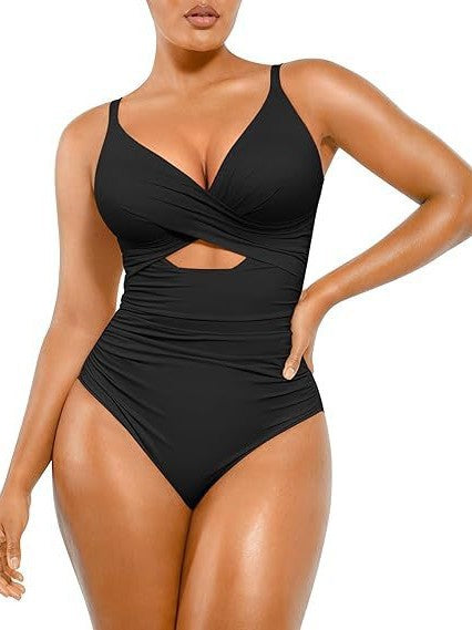 Women's High Waist One-Piece Swimsuit