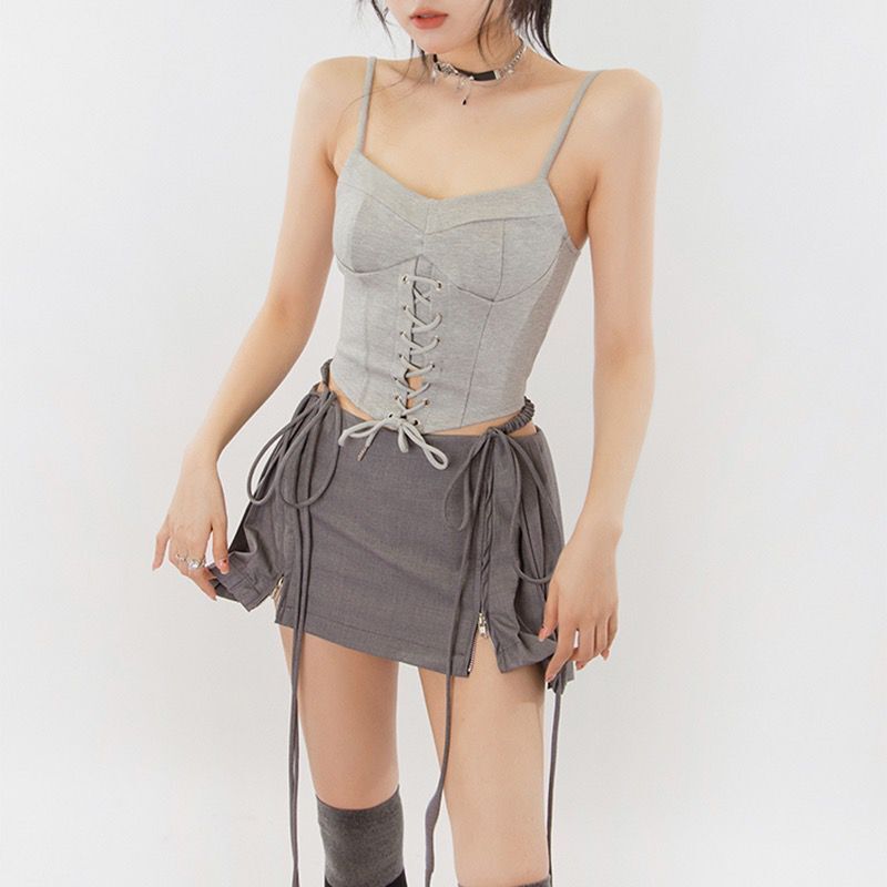 Women's High Waist Pleated Skirt