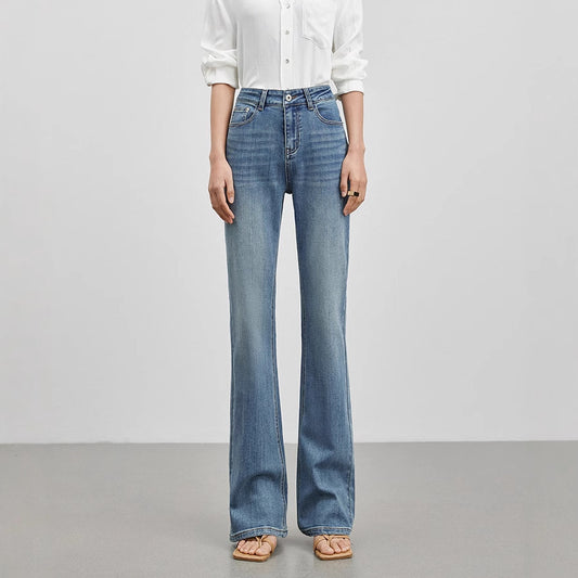Women's High Waist Slimming Micro Flare Jeans