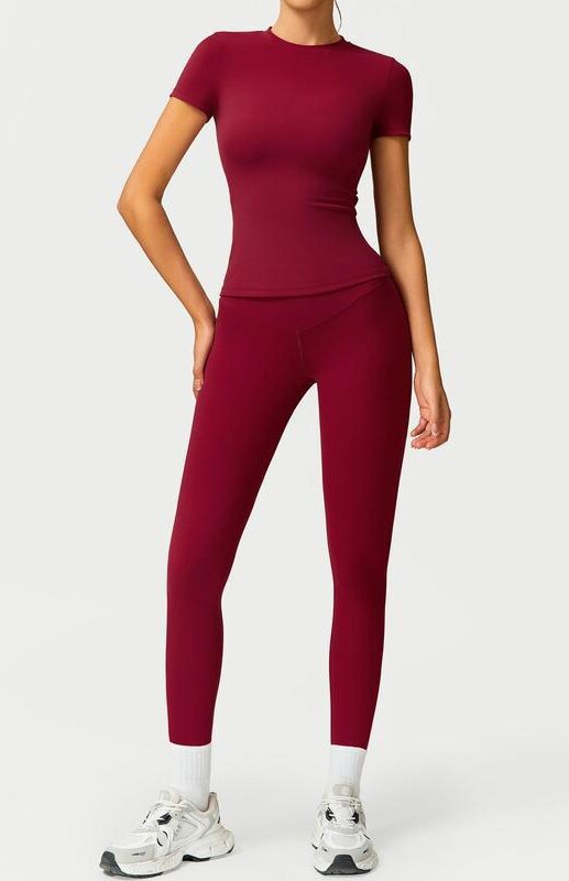 Women's High Waist Yoga Fitness Running Sportswear Set