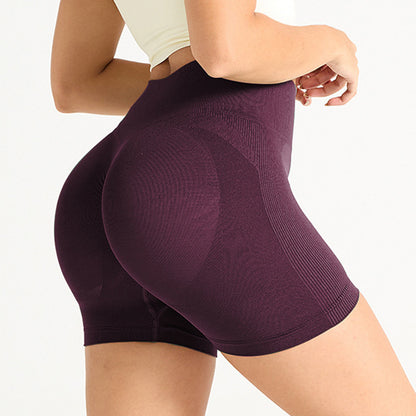Women's High-Waist Yoga Fitness Shorts