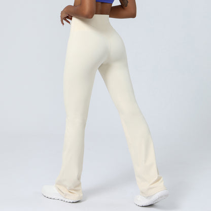 Women's High Waist Yoga Flare Leggings for Dance and Fitness