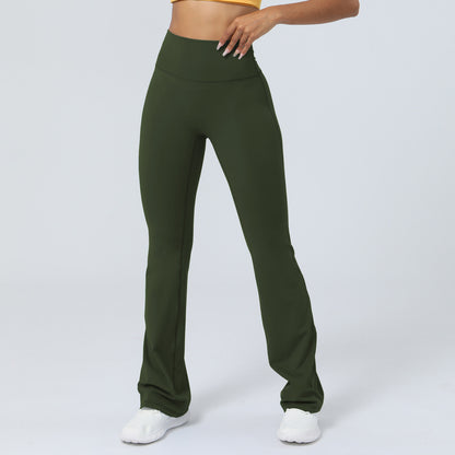 Women's High Waist Yoga Flare Leggings for Dance and Fitness