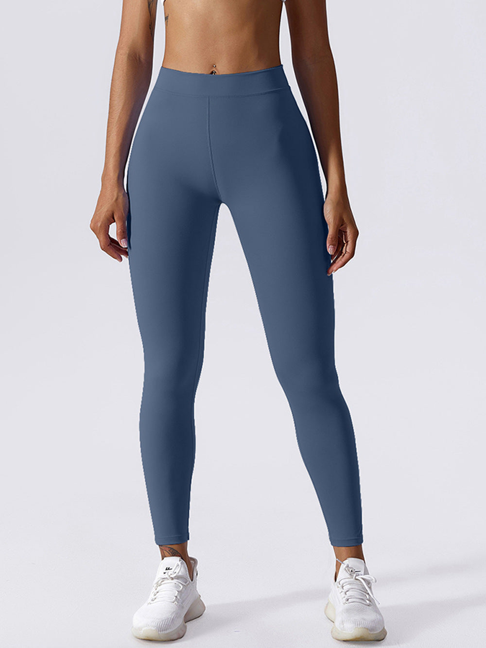 Women's High Waist Yoga Pants with V-Cut Design